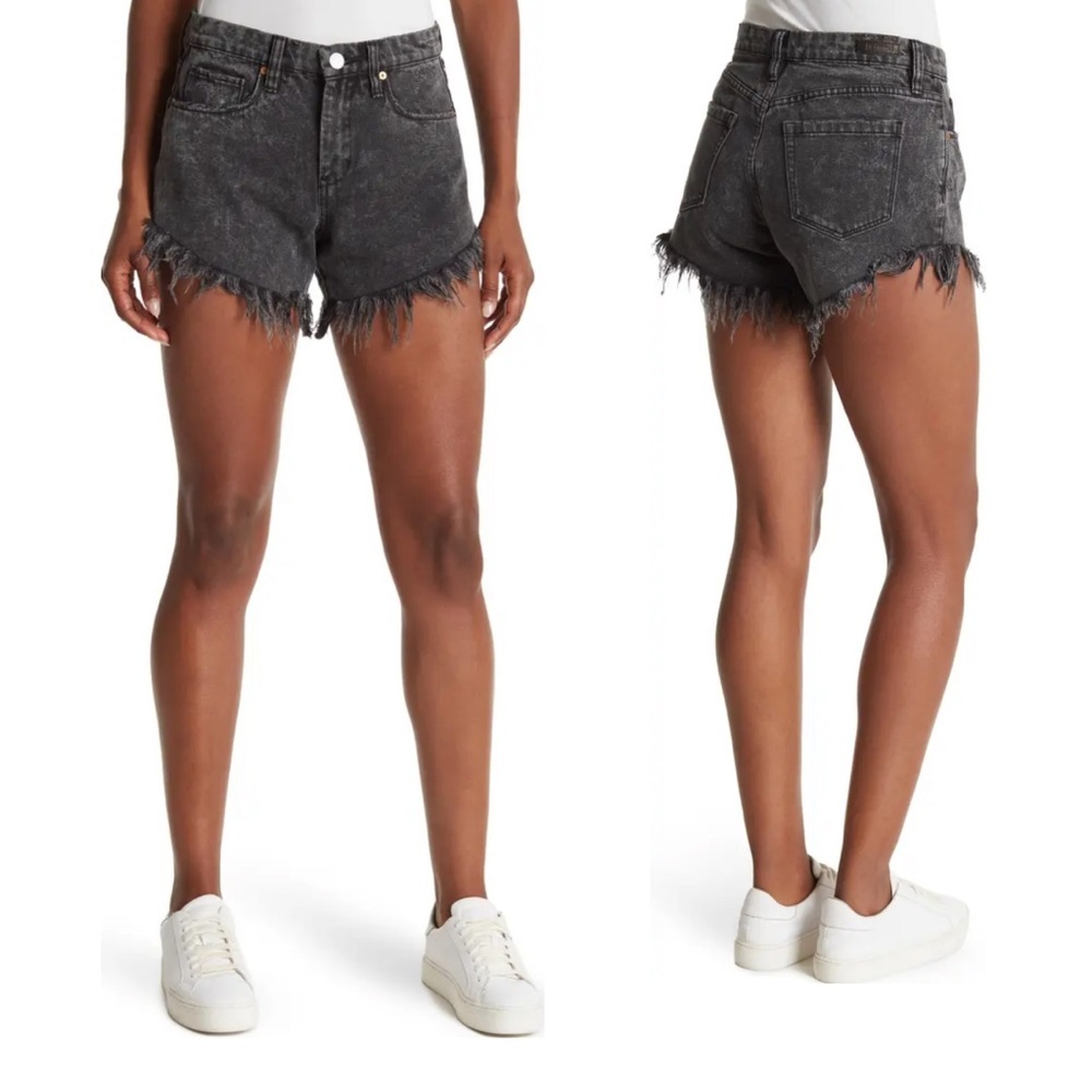Anthropologie BLANK NYC Hi Rise Fray Cut Off Shorts Womens 24